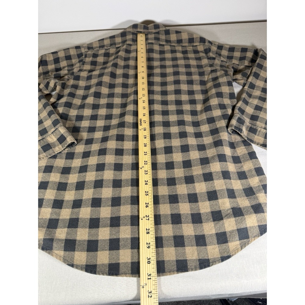 VINTAGE Fieldmaster Flannel Shirt Adult Large Buffalo Check Plaid Made In USA - Picture 10 of 14